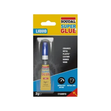 Клей быстросхватывающийся 3 гр. Cyanofix Soudal